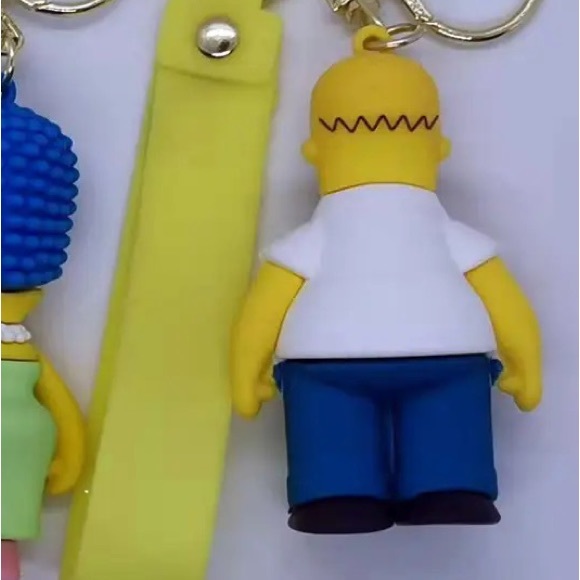 Homer Simpson PVC Keychain - Picture 4 of 4